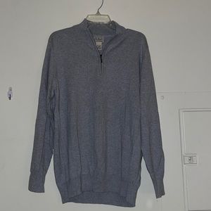 L.L.Bean Men’s Cotton/Cashmere Quarter Zip Sweater